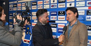15-11-15 SAMPDORIA-VINCENZO MONTELLA A BOGLIASCO PRIMA INTERVISTA CON SAMP TV