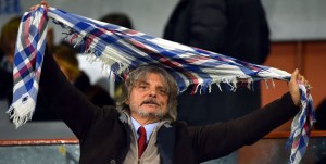 Genova, 06/12/2015 Serie A/Sampdoria-Sassuolo Massimo Ferrero (presidente Sampdoria)