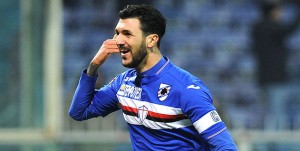 05-01-2016: GENOVA, GENOA-SAMPDORIA CAMPIONATO SERIE A TIM 2015-2016 Roberto Soriano esulta