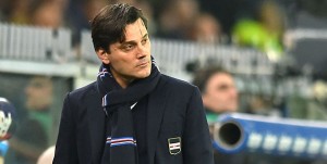 Genova, 10/01/2016 Serie A/Sampdoria-Juventus Vincenzo Montella (allenatore Sampdoria)