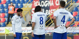 31-01-16 BOLOGNA-SAMPDORIA CAMPIONATO SERIE A TIM 15-16 DELUSIONE SAMPDORIA