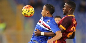 07-02-16  ROMA-SAMPDORIA CAMPIONATO SERIE A TIM 2015-16 ANTONIO RUDIGER-LUIS MURIEL