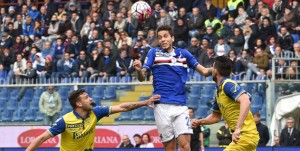 20-03-16 SAMPDORIA-CHIEVO VR CAMPIONATO SERIE A TIM 15-16 RICKY ALVAREZ DI TESTA