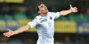 Verona, 05/03/2016 Serie A/Hellas Verona-Sampdoria Gol Sampdoria (0-3): esultanza Lazaros Christodoulopoulos