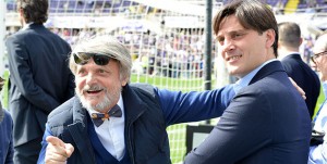 03-04-16 FIORENTINA-SAMPDORIA CAMPIONATO SERIE A TIM 15-16 MASSIMO FERRERO E VINCENZO MONTELLA
