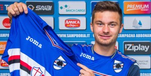 Pontedilegno (Brescia), 29/07/2016 Sampdoria/Ritiro 2016-17 - Linetty - Arrivo Karol Linetty