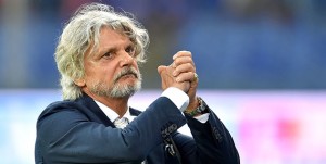 Genova, 28/08/2016 Serie A/Sampdoria-Atalanta Massimo Ferrero (presidente Sampdoria)