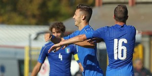 during the international friedly match between Italy U19 and Turkey U19 on September 6, 2016 in Fidenza, Italy.