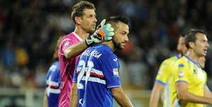 bizzarri e quagliarella 15-10-16 PESCARA-SAMPDORIA CAMPIONATO SERIE A TIM 16-17