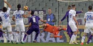 06-11-16 FIORENTINA-SAMPDORIA CAMPIONATO SERIE A TIM 16-17 PUGGIONI PARA SU KALINIC