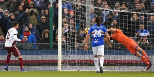 Genova, 04/12/2016 Serie A/Sampdoria-Torino Andrea Belotti-Daniele Baselli-Matias Agustin Silvestre-Christian Puggioni