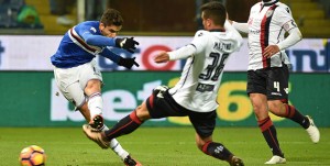 30-11-16 SAMPDORIA-CAGLIARI TIM CUP 2016-17 RICCARDO ALVAREZ GOAL 1-0