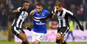 Genova, 22/12/2016 Serie A/Sampdoria-Udinese Seko Mohamed Fofana-Luis Fernando Muriel-Larangeira Danilo