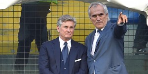 Genova, 22/10/2016 Serie A/Sampdoria-Genoa Daniele Prade (responsabile area tecnica)-Antonio Romei (avvocato Massimo Ferrero)