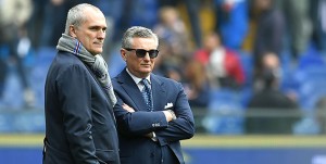 Genova, 18/03/2017 Serie A/Sampdoria-Juventus Antonio Romei (avvocato Massimo Ferrero)-Daniele Prade (responsabile area tecnica Sampdoria)
