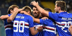 20-08-17 SAMPDORIA-BENEVENTO CAMPIONATO SERIE A TIM 17-18 FABIO QUAGLIARELLA GOAL 2-1
