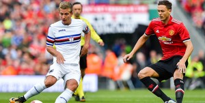 Dublino (Irlanda), 02/08/2017 Sampdoria/Manchester United-Sampdoria (Amichevole) Dennis Praet-Nemanja Matic