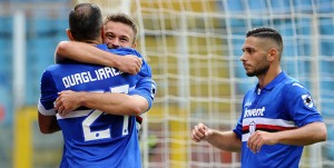 29-10-17 SAMPDORIA-CHIEVO VR CAMPIONATO SERIE A TIM 17-18 KAROL LINETTY ESULTA DOPO GOAL 1-0