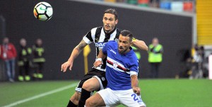 30-09-17 UDINESE-SAMPDORIA CAMPIONATO SERIE A TIM 17-18 FABIO QUAGLIARELLA