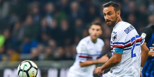 Milano, 24/10/2017 Serie A/Inter-Sampdoria Fabio Quagliarella-Danilo D’Ambrosio
