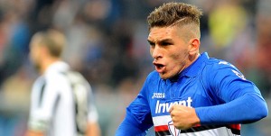 19-11-2017: GENOVA, SAMPDORIA-JUVENTUS CAMPIONATO SERIE A TIM 2017-2018 Esultanza Sampdoria Lucas Torreira