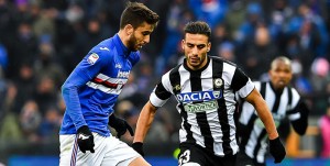 Genova, 25/02/2018 Serie A/Sampdoria-Udinese Ricardo Gabriel Alvarez-Ali Kadhim Al Tameemi Adnan