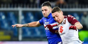 Genova, 03/02/2018 Serie A/Sampdoria-Torino Nicola Murru-Andrea Belotti