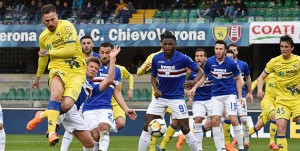 31-03-18 CHIEVO VR-SAMPDORIA CAMPIONATO SERIE A TIM 17-18 FABRIZIO CACCIATORE